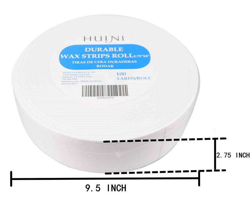 Huini 100 Yards Hair Removal Depilatory Nonwoven Epilator Wax Strip Paper Waxing Roll - Image 3